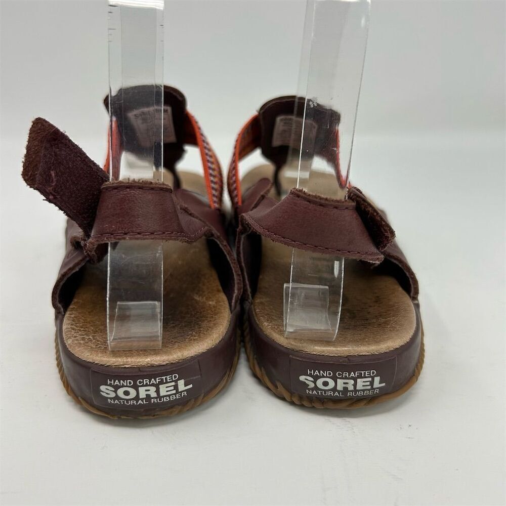 Sorel Women's Slingback Red Thong Sandals Size 8.5 Casual Summer Comfort - Picture 7 of 12